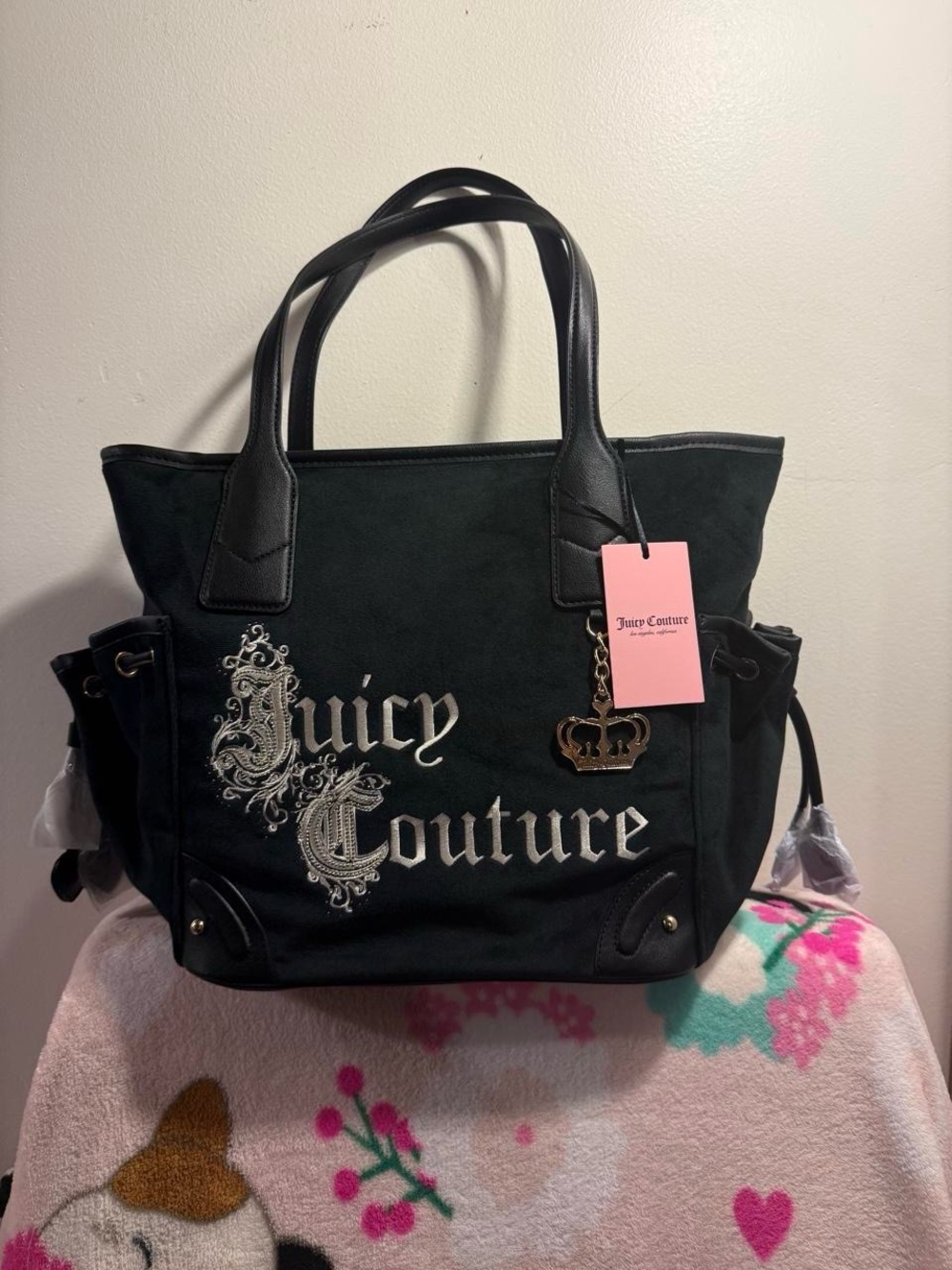 Juicy Couture “Juicy Renaissance Tote”, Licorice black